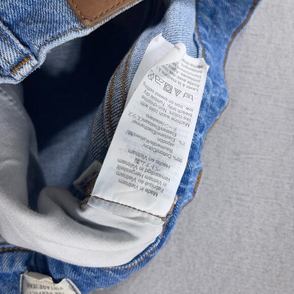 Madewell The Perfect Vintage Jean Women 26 Distressed Crop High Rise‎ Raw Hem - Picture 8 of 11